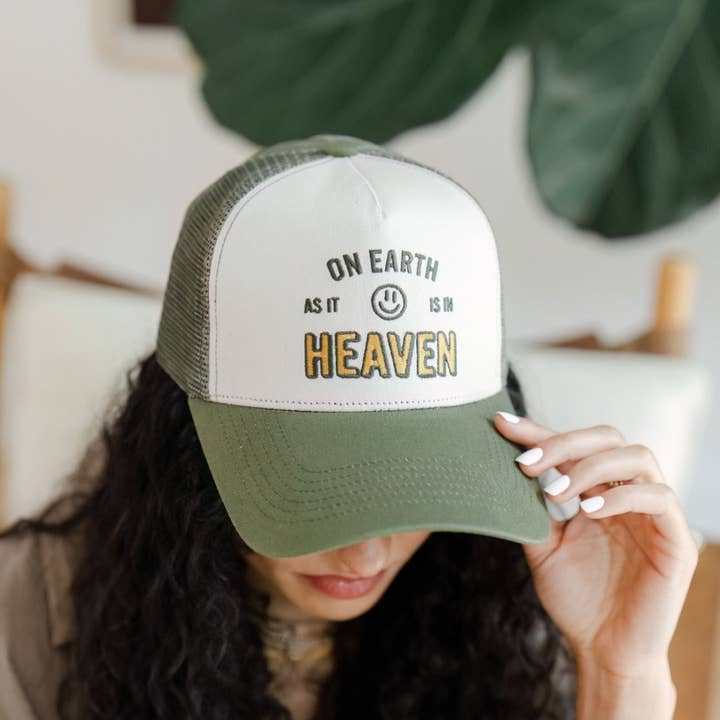 Jenessa Wait - Wholesale Trucker Hat - Unisex - Hat: On Earth as it is in Heaven