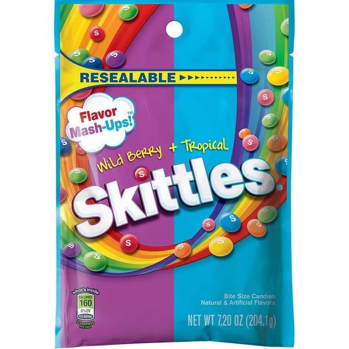 Shop The King - Wholesale Hard Candy - Skittles Mashups Wild Berry & Tropical 7.2oz