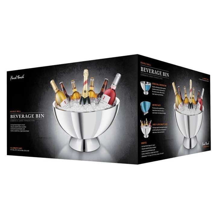 Original Products UK/EU - Vendita all'ingrosso Secchielli per vino - Contenitore per bevande a doppia parete Final Touch