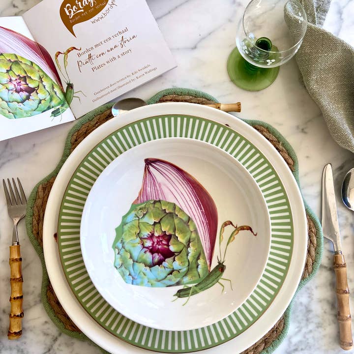 Bordy's - Wholesale Dinner Plate - The Dolce Vita of a Farfalla - Piatti Fondi4