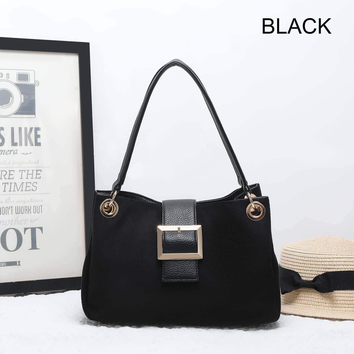 House of Milano - Wholesale Schoudertas - Dames - 25457 Vegan Suède Schoudertas10