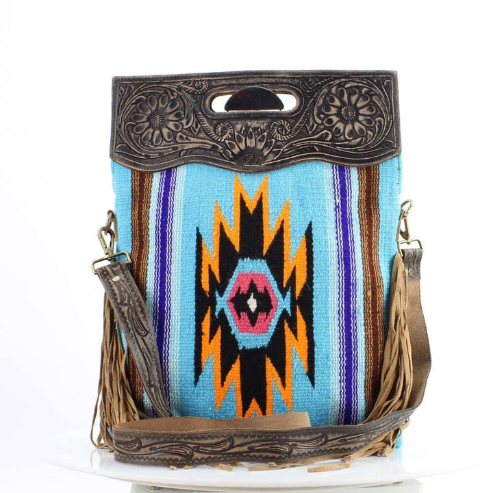 Leather Impressions Inc - Wholesale Tote bag – Women's - Colorful Serape Shopper #AB 178623