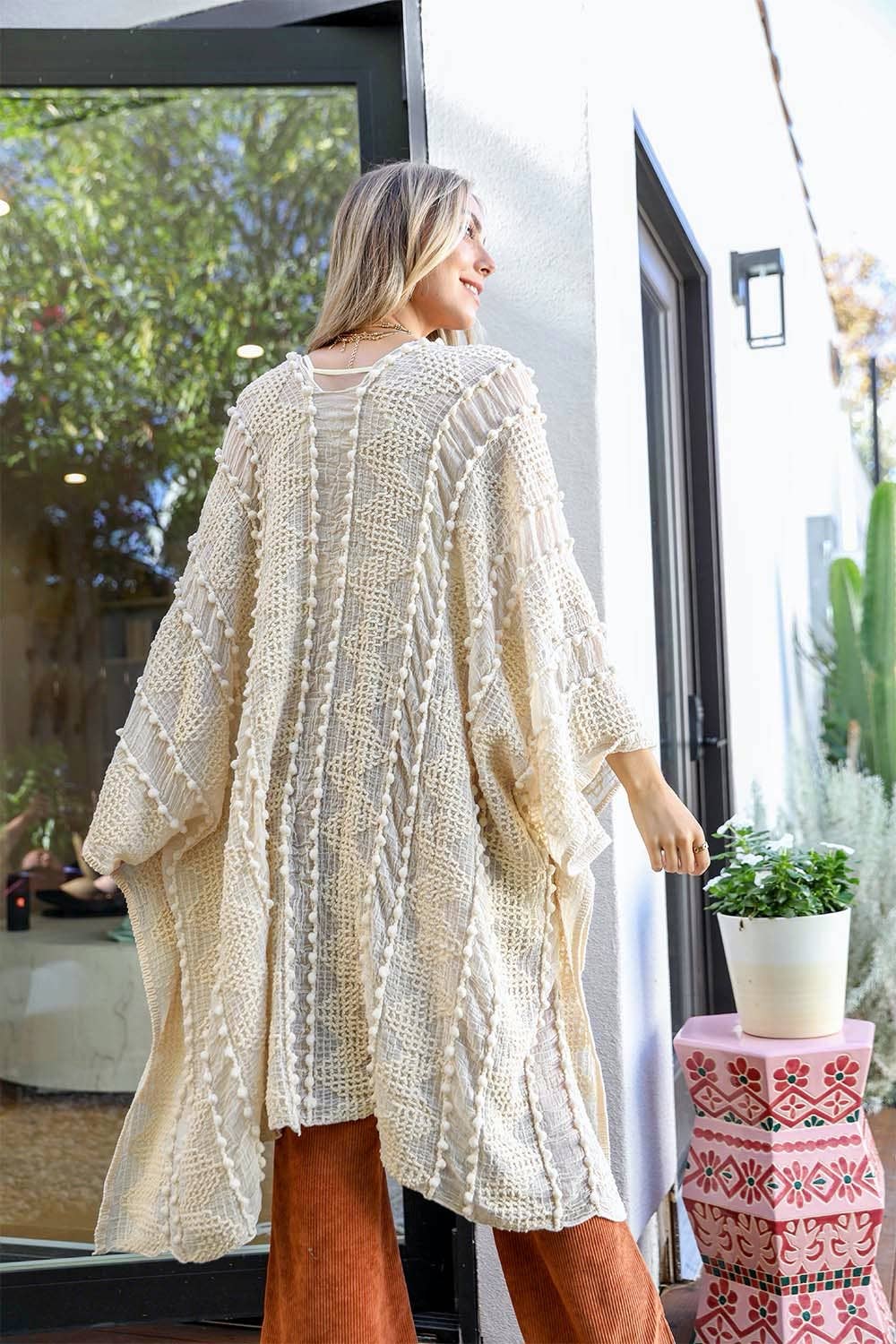 Leto Accessories - Wholesale Kimono - Women's - Boho Zig Zag Pattern Kimono ✨ – Lightweight & Versatile1