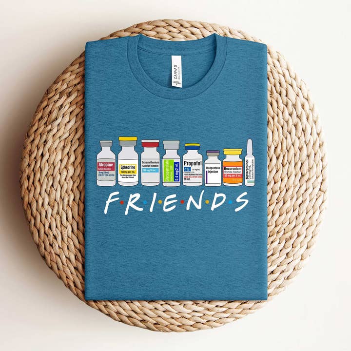 ICU Propofol CRNA Nurse Shirt - Critical Care & Friends for wholesale by TheKingShirt