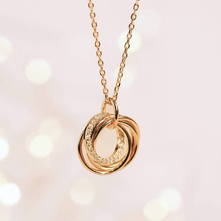 Rings Necklace for wholesale by Annabel Jewellery