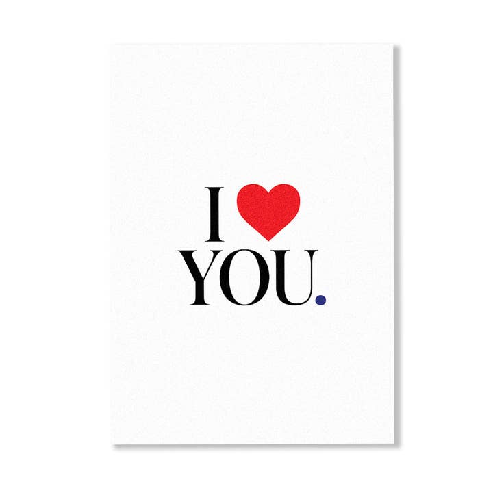 JEG ELSKER DIG. for engroshandel hos CARDBOARD.