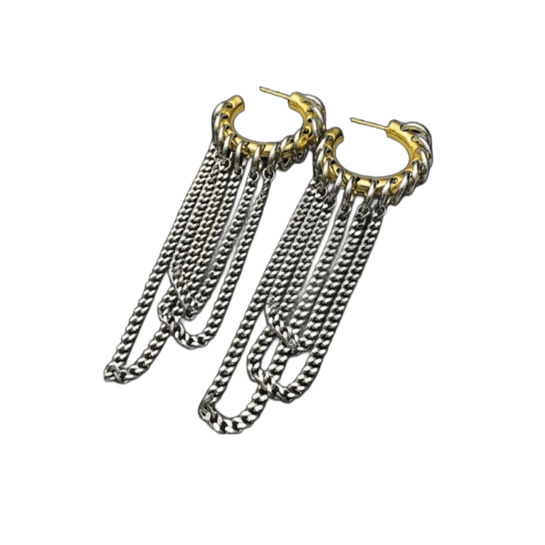CLAUDIA DE ROSA JEWELRY - Wholesale Dangle Earrings - CHUNKY PUNK EARRINGS0