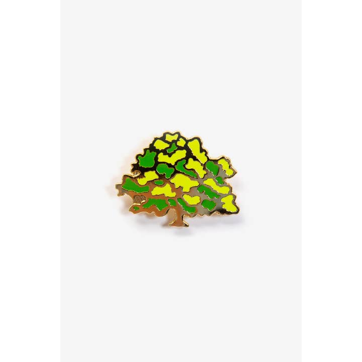 Upper Park Clothing - Wholesale Lapel Pin/Button - Table Mountain Oak Tree Enamel Pin