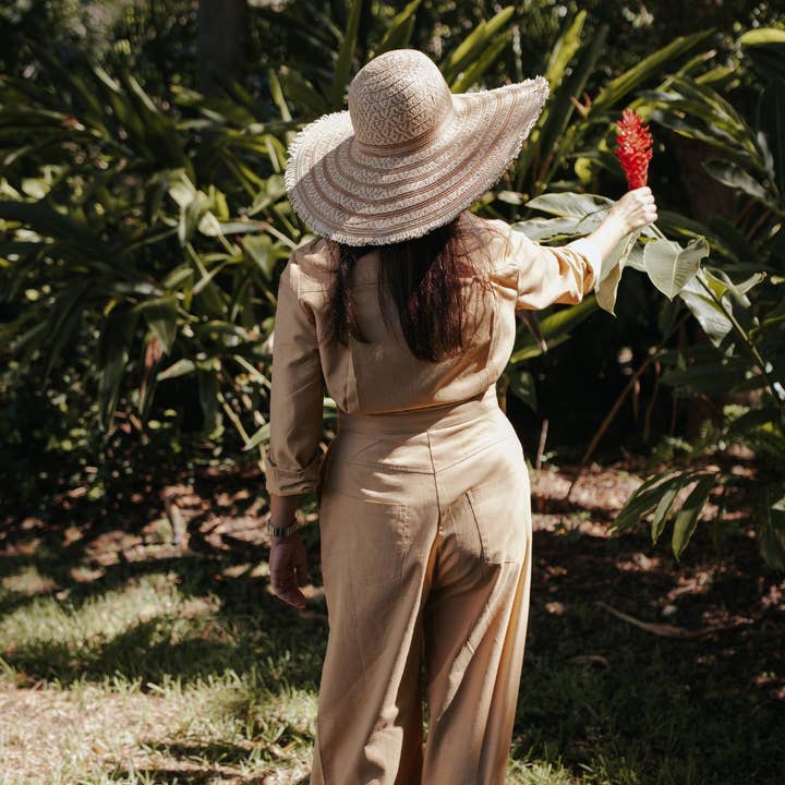 TFD Yira Garden Hat – Paper Straw, UPF 50+ Protection for wholesale by The Farmer's Daughter