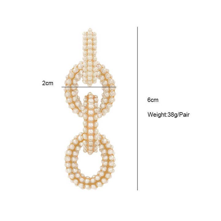 Ronde ketting schakels - Parel voor wholesale door QuayL Designs