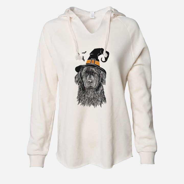 Witch Jinx the Newfoundland - Cali Wave Hooded Sweatshirt for wholesale by Inkopious