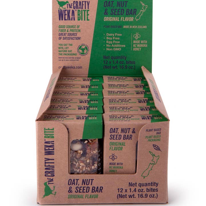 Crafty Weka Bar - Wholesale Snack Bar - Original 1.4 oz Bite - Case of 12