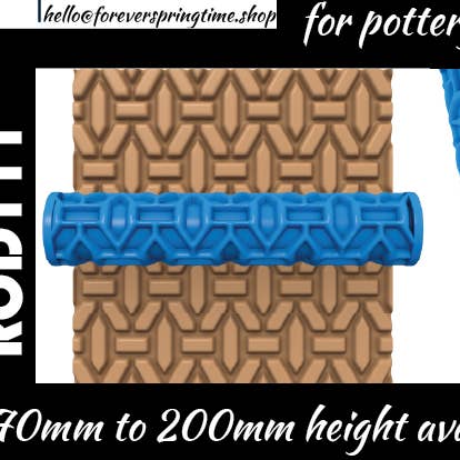 Texturierte Walze ROD111: Kunst, Backen, Basteln für den Großhandel von Forever Springtime