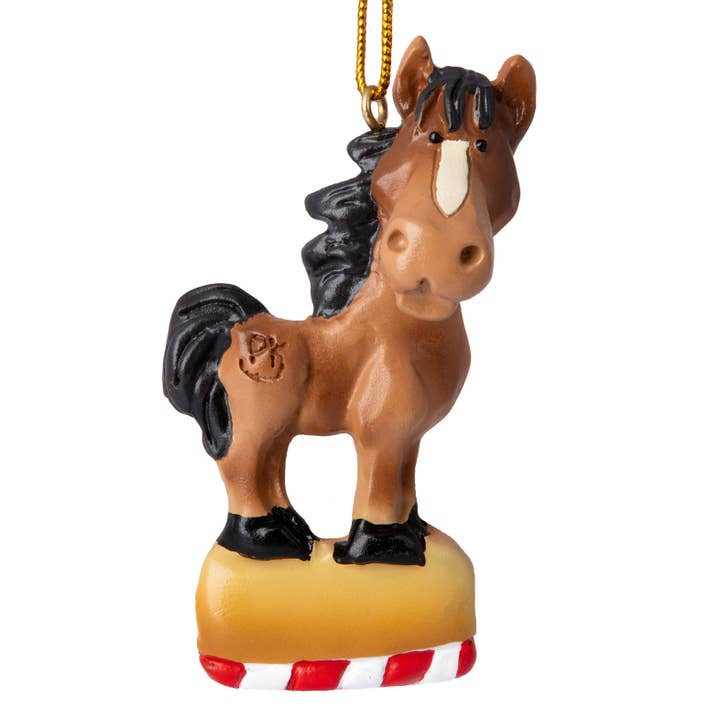 Ornement de Dos Plat de Cheval pour la vente par Mother Moose Gifts