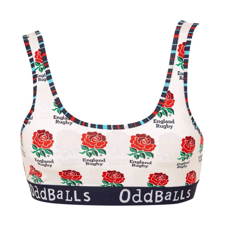 England Rugby Union Home - Ladies Bralette for wholesale by OddBalls