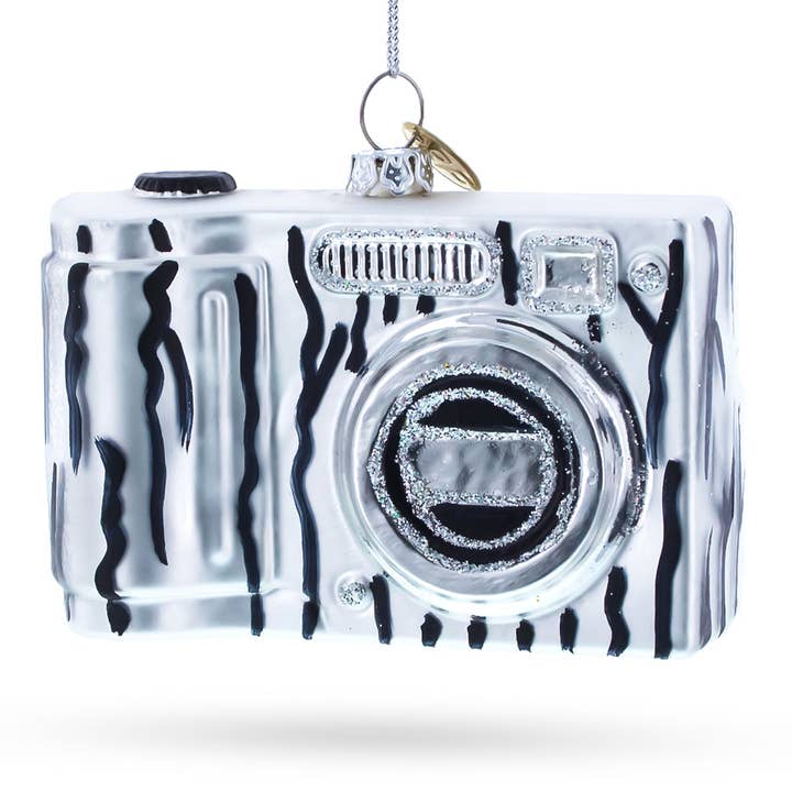 Classic Camera for Photography Enthusiasts Glass Ornament for wholesale by BestPysanky