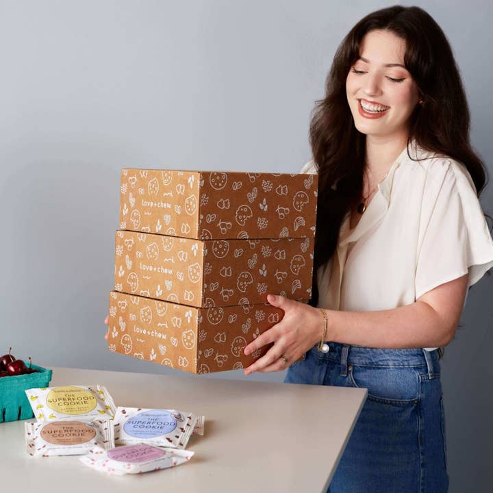 Love + Chew - Wholesale Cookie - CHOCOLATE CHIA - 2 OZ - BOX OF 123