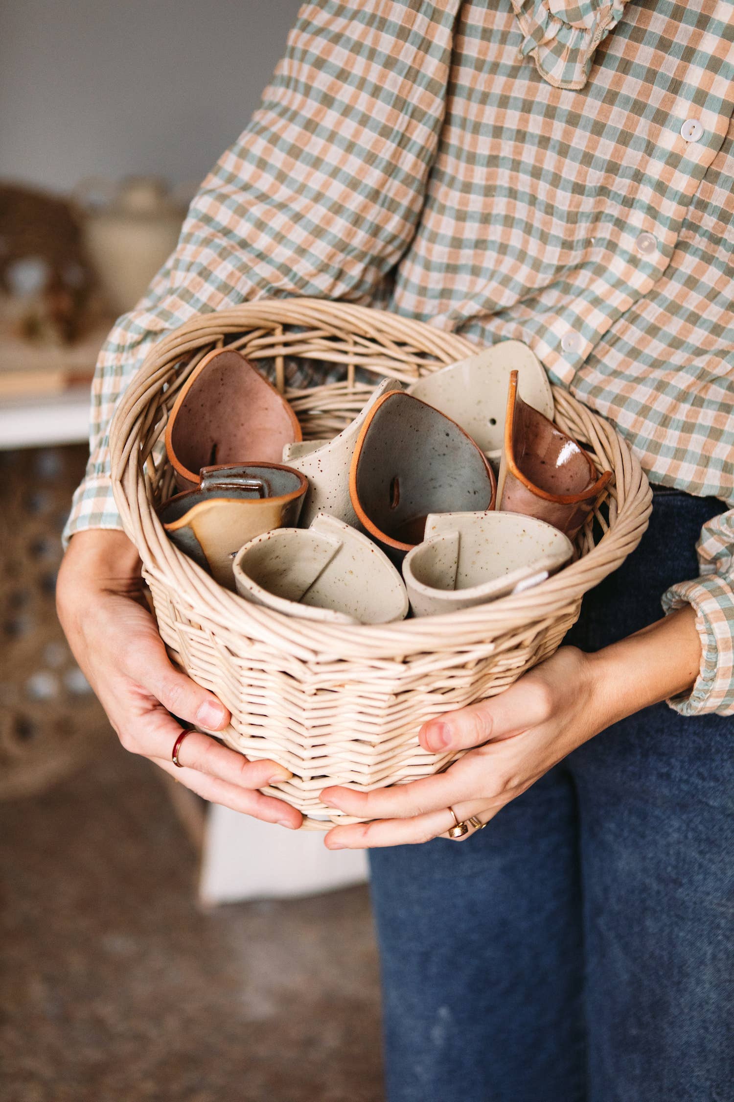 Ohyoko ceramics - Vendita all'ingrosso Fioriere a sospensione - Vasi a cono in ceramica da parete6