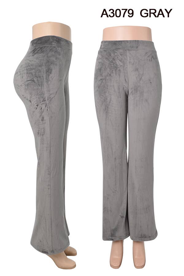 SSImport - Wholesale Pants - Women's - A3079 VELVET FLAIR PANTS MIXED SIZES 12PCS/PACK4