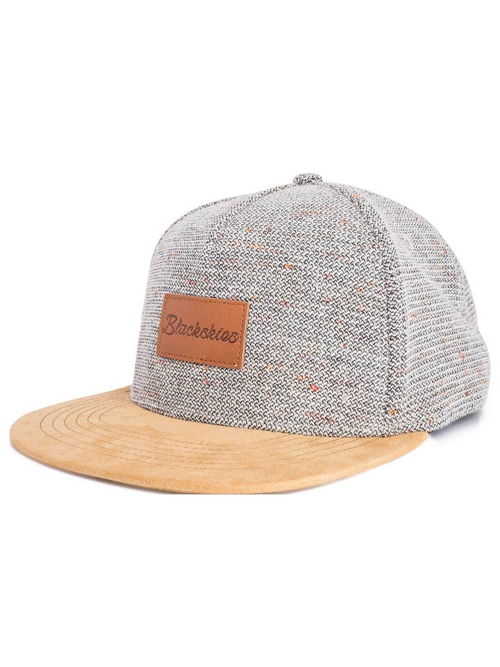 Cappellino Snapback Obsidius - Grigio-Marrone per la vendita all'ingrosso da parte di Blackskies