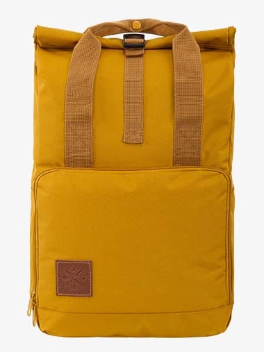 Mochila roll-top Daypack (mostarda) por atacado de Manufaktur13