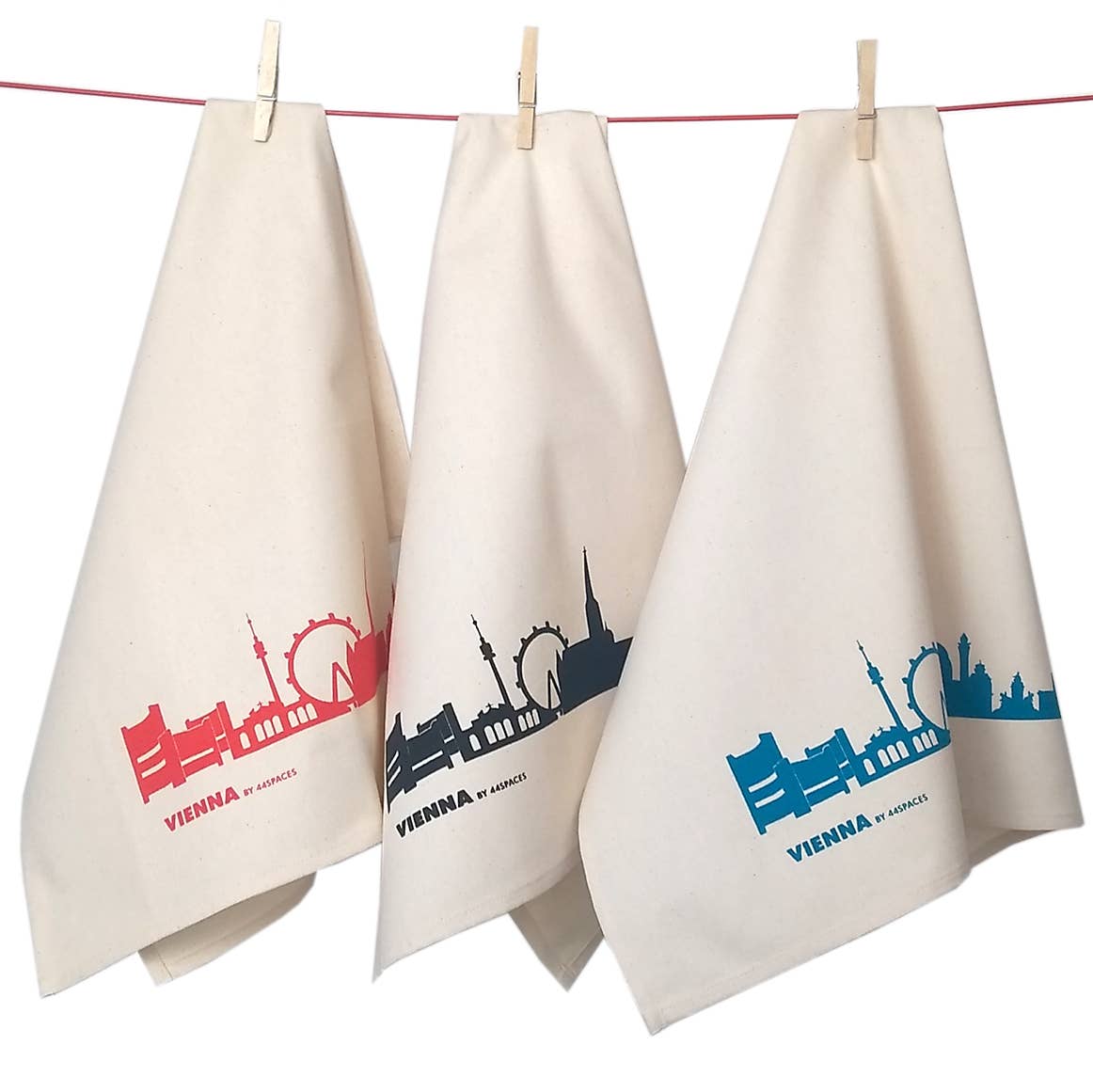 44spaces - Wholesale Tea Towel - Wien tea towels | organic cotton | 3 colors1