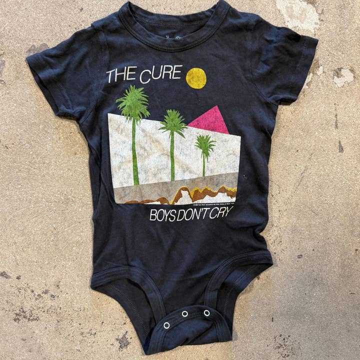 3-6M - The Cure onesie sample for wholesale by Rowdy Sprout