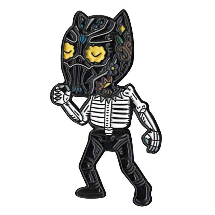 Fresh Prints of CT - Wholesale Lapel Pin/Button - Black Panther Enamel Pin