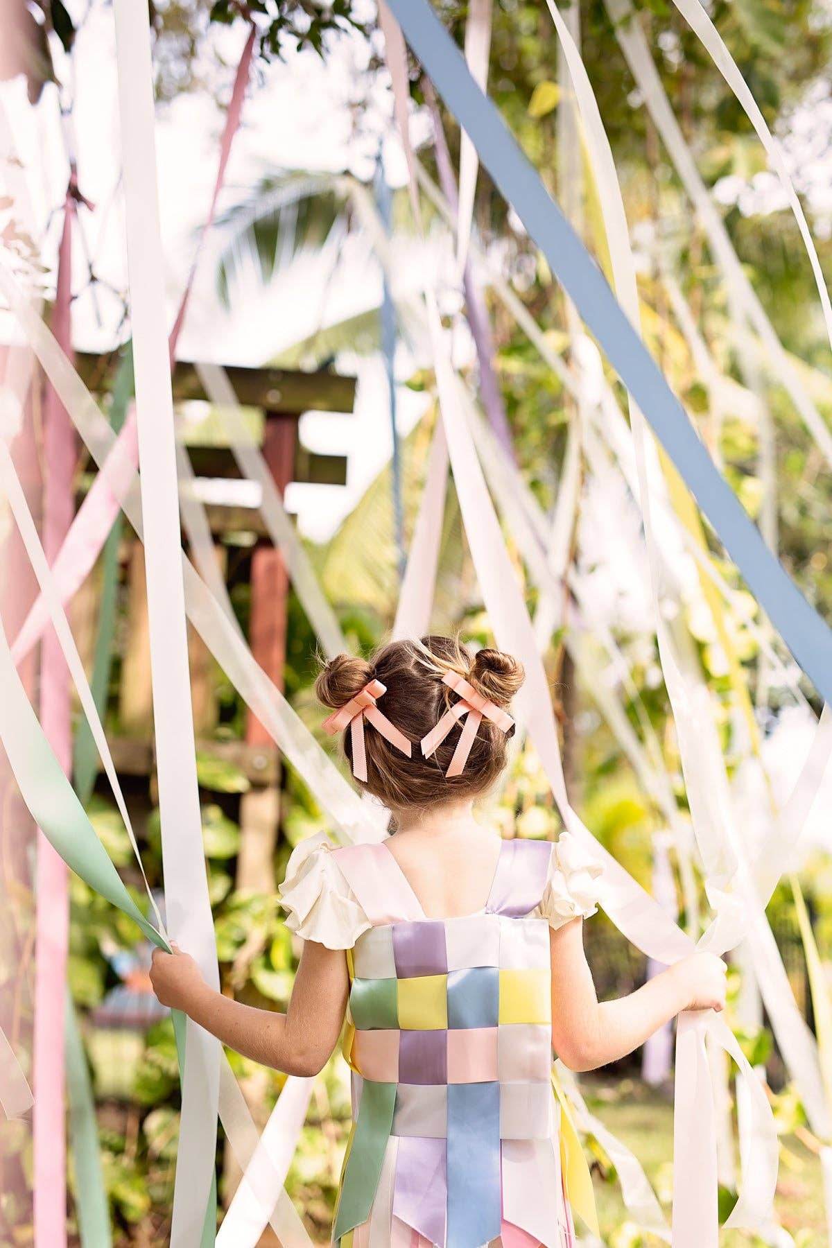 Project 6 NY Kids - Wholesale Hair Bow - Kids - Grosgrain Bow Clip Set (2) - Sweet Nectar1