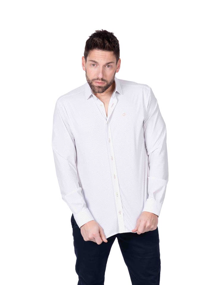 Yellow Skin - Wholesale Button Down Shirt - Men's - 886 C/8 ELASTIC SHIRT2