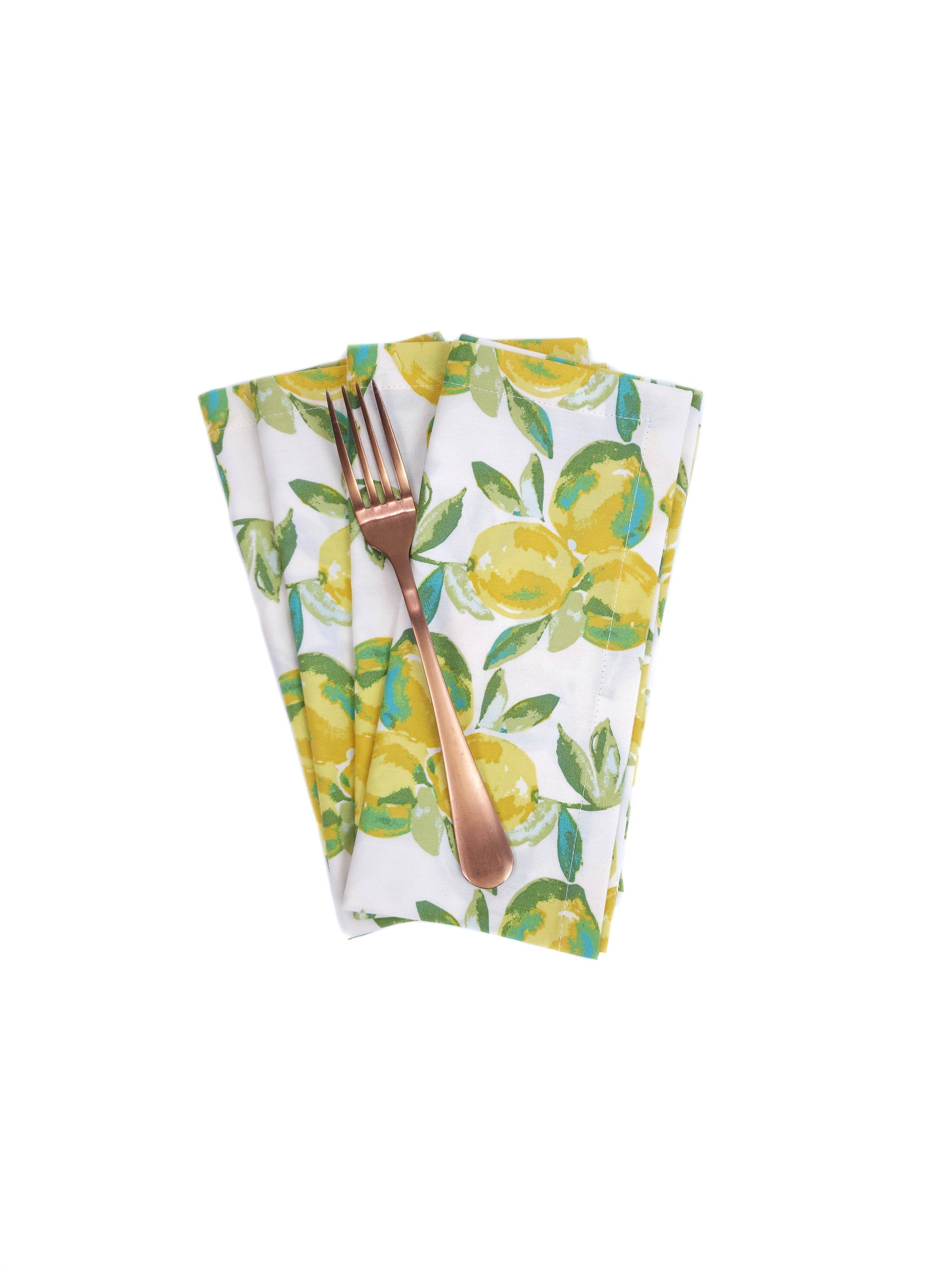 90 West Linen Co. - Wholesale Dinner & Cloth Napkin - Lemon Grove Cloth Napkins, Set of 415