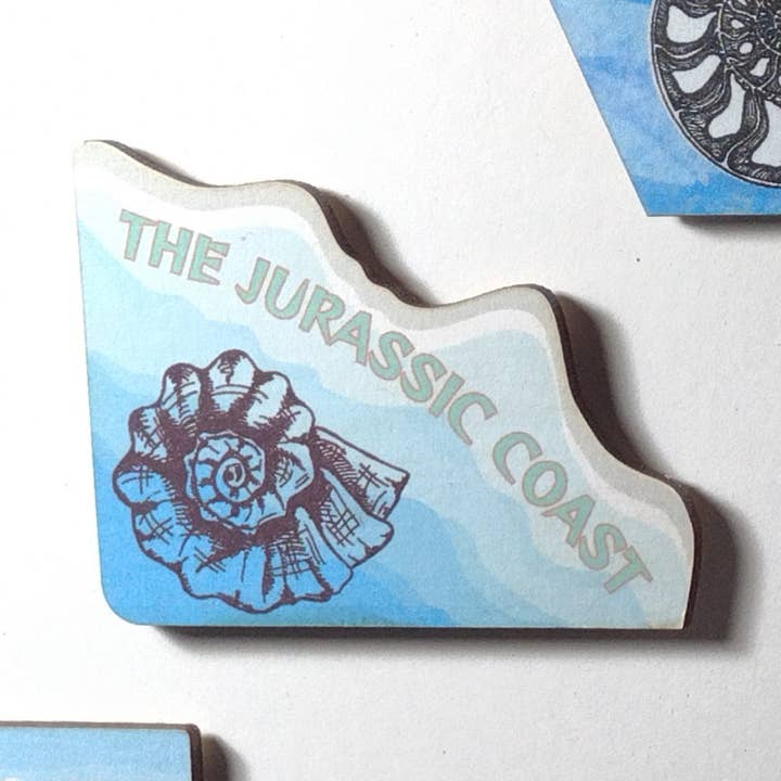 Wooden Coastal Magnet - Customisable - Made in Devon for wholesale by Devon Fox