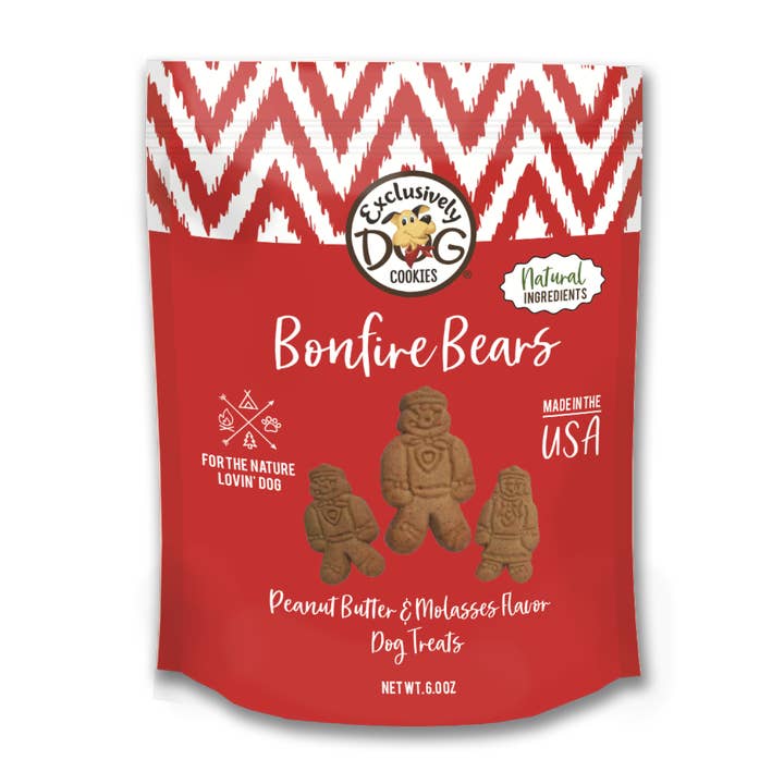 Bonfire Bears Dog Treats for wholesale by Exclusively Pet