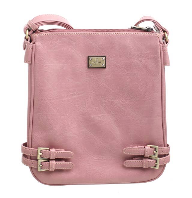 Bessie London - Wholesale Crossbodytas - Dames - Klassieke schoudertas met gesp en ritssluiting19