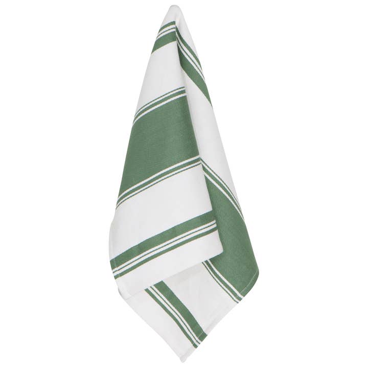 Now Designs by Danica - Wholesale Tea Towel - Symmetry Elm Green Dishtowel
