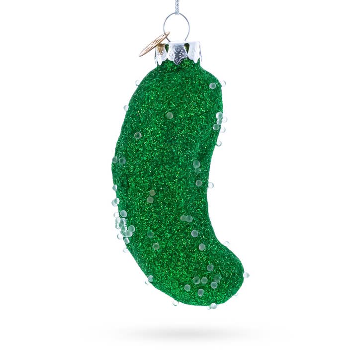 Salted Pickle Glass Christmas Ornament for wholesale by BestPysanky