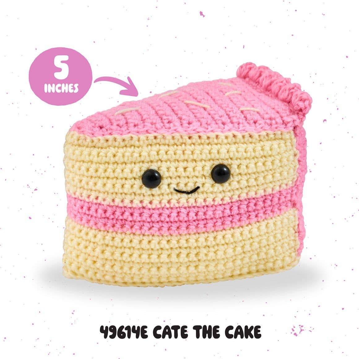 Plaid Crafts - Wholesale Knitting/Crochet Supplies - Bucilla ® Amigurumi Crochet Kit - Cate the Cake 5"2