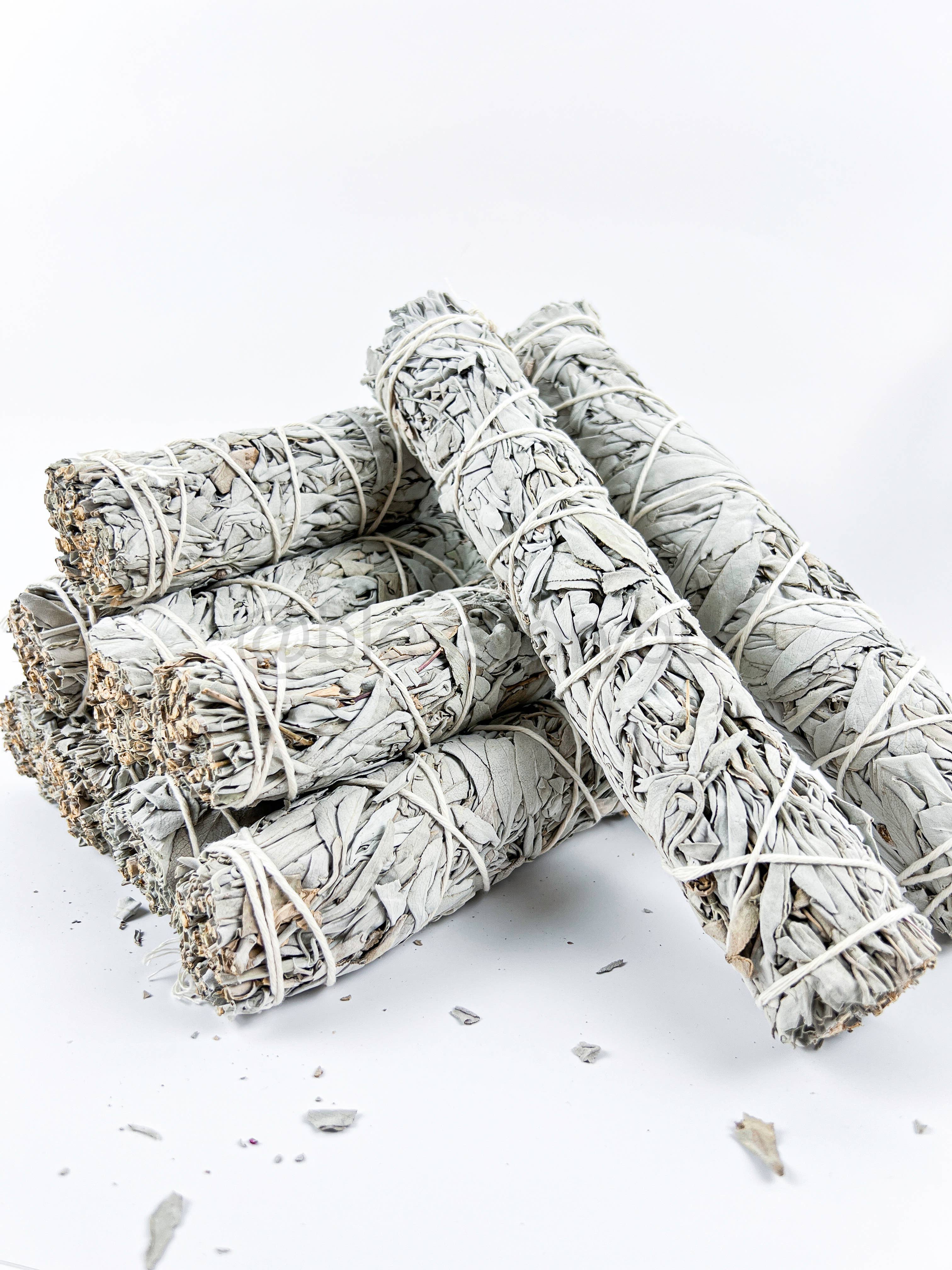 GREENROOTS USA LLC - Wholesale Sage Bundle - White Sage Smudge Stick 9" Jumbo HoUSe Cleansing Energy12