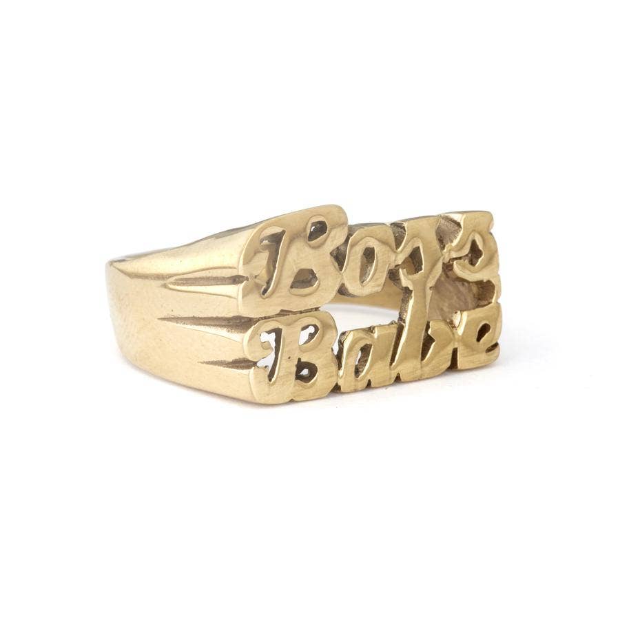 SNASH JEWELRY - Wholesale Signet Ring - Boss Babe Ring