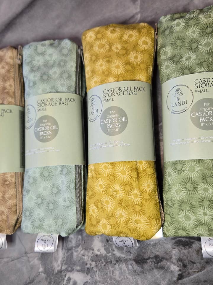 Storage Bag for Organic Castor Oil Packs - Small for wholesale by LISS & LANDI