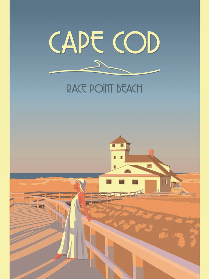 Postcard – Race Point Beach, Provincetown, Cape Cod for wholesale by 9 Rue Clementine