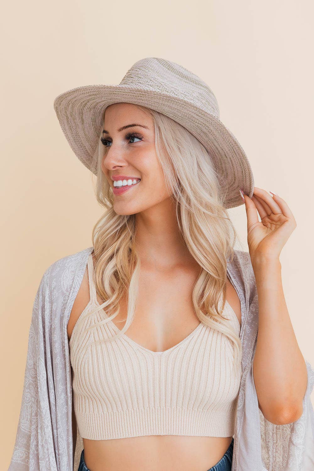 Leto Accessories - Wholesale Straw Hat - Women's - Classic Wide Brim Straw Western Style Hat5