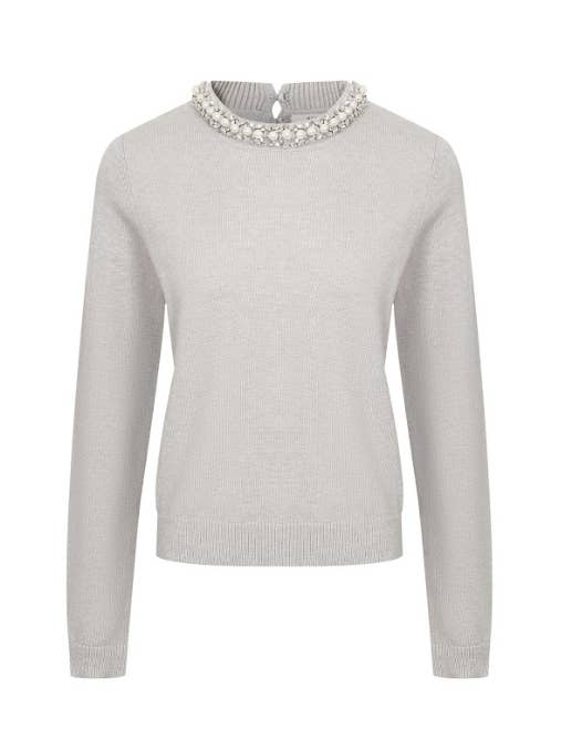 Top a maniche lunghe in maglia perlata per la vendita all'ingrosso da parte di RIVIR