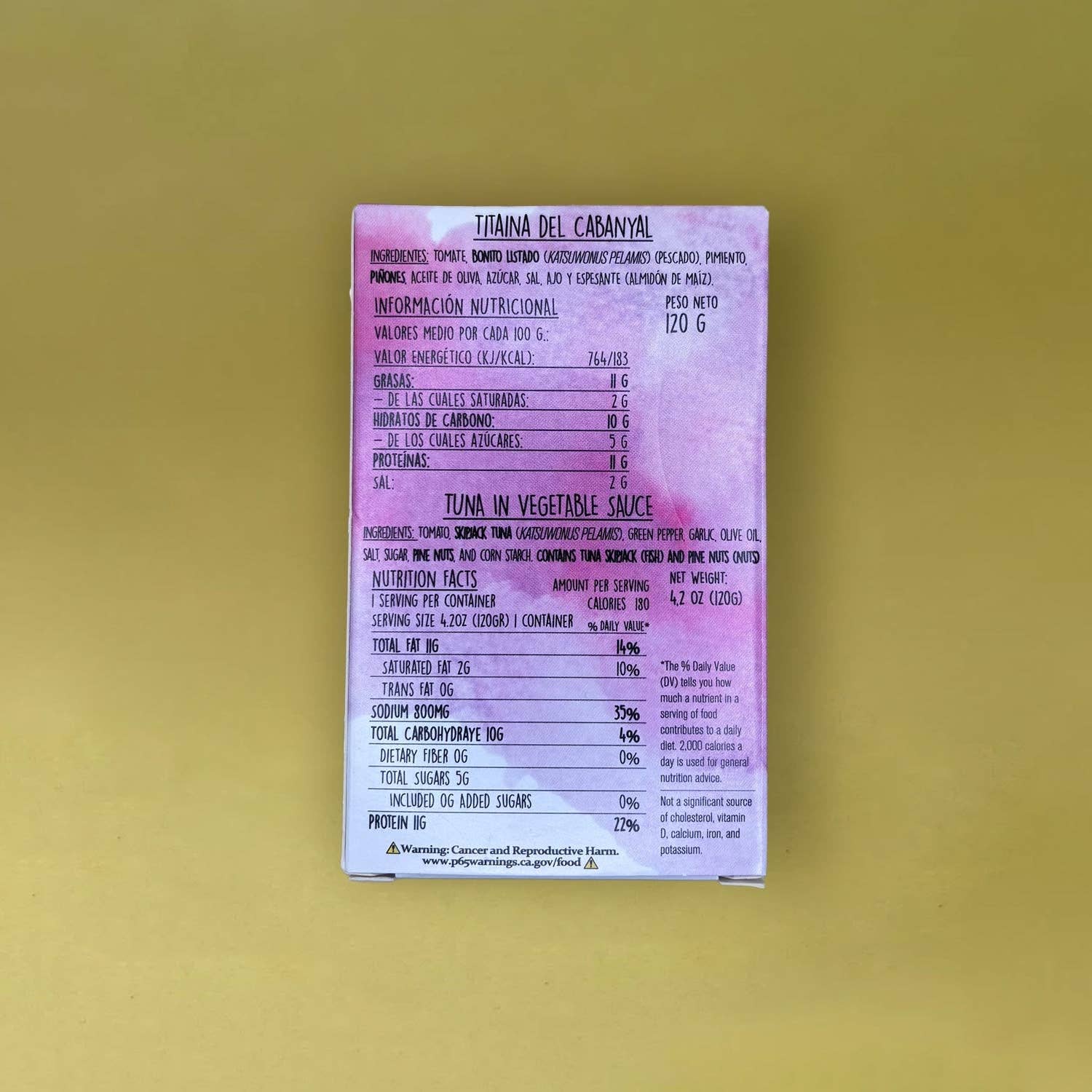 Lata - Wholesale Tinned Fish - Samare Tuna in Vegetable Sauce (Titaina del Cabanyal)3