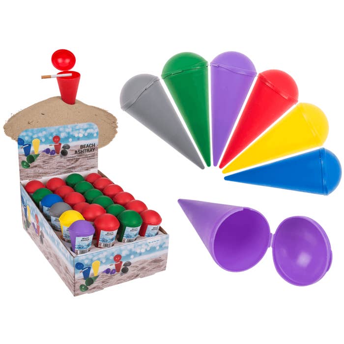 Out of the blue KG - Wholesale Ashtray - Portable beach ashtray, ca 15 cm,