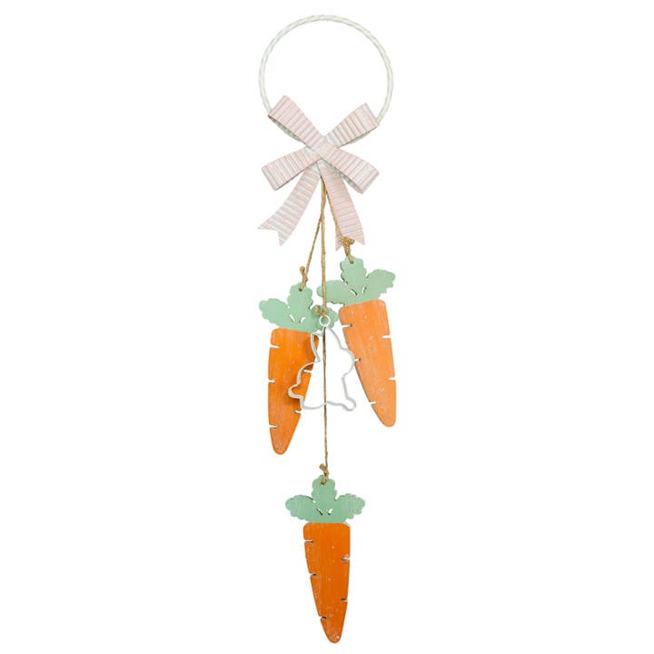 Accroche-porte bouquet de carottes de Pâques pour la vente par Hanna's Handiworks
