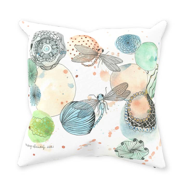 Cuscini Magici con Libellule per la vendita all'ingrosso da parte di Mary O's Imagination
