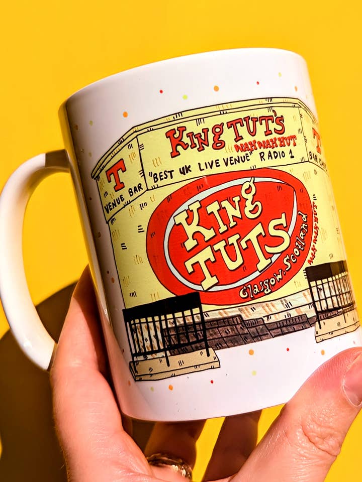 King Tuts Mug - Glasgow Music Venue -Scottish for wholesale by Claire Barclay Draws