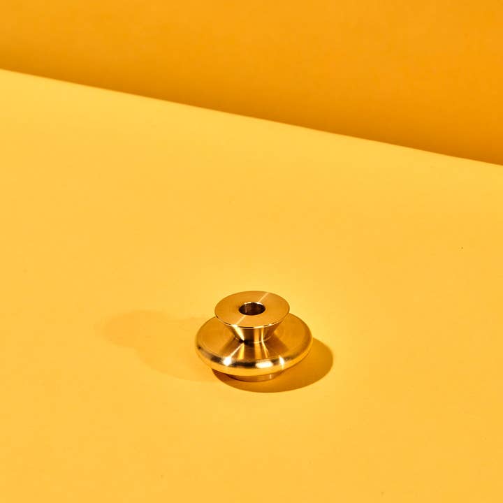54 Celsius - Wholesale Candle Holder - Solid Brass Candle Holder XS - 1.6" Tall & Fits 3/8" Candles2