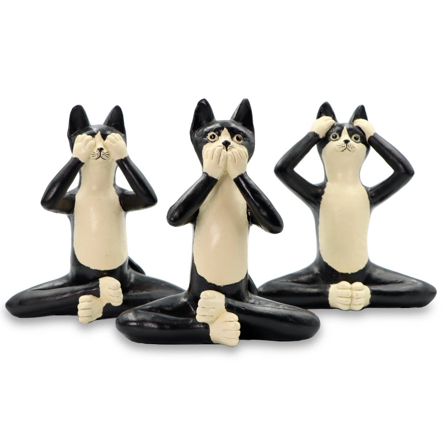 Bentley & Bo - Wholesale Decorative Figurine - Three Wise Cats0